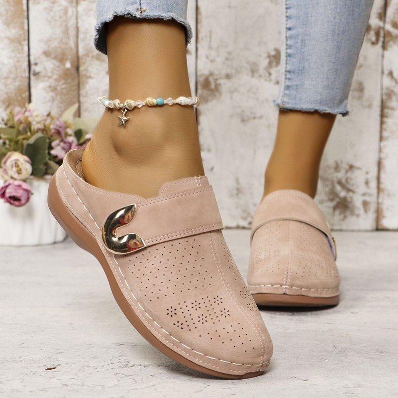 Quaouag Clogs For Women Mules Slip-On: Closed Toe Clog - Comfortable Womens Mule