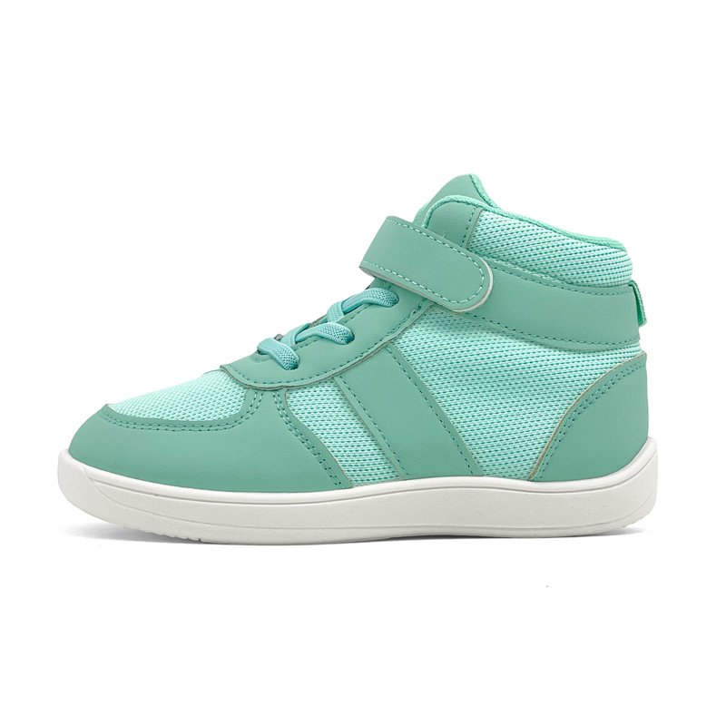 REDARER Kids High Top Sneakers - Lightweight Training Shoes For Boys & Girls Wrestling & Casual Sports Footwear Durable Design Color:Light Green Size:8.5