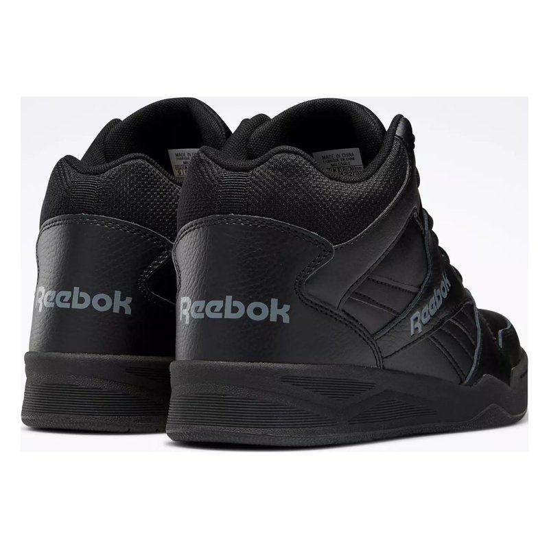 Reebok Mens Royal Bb4500 Hi2 Sneakers Black Alloy Comfortable Athletic Shoes