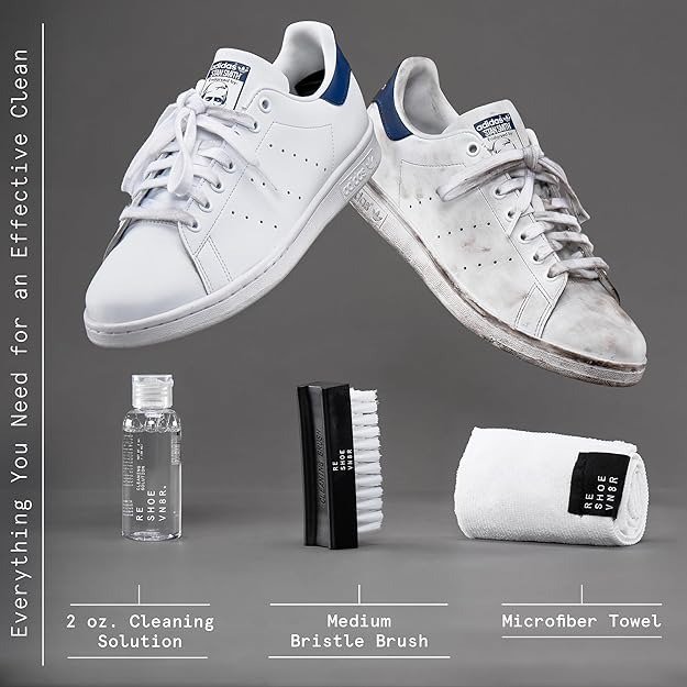 Reshoevn8r Starter Shoe Cleaning Kit - Cleaning Kit For Sneakers Premium Cleaning Brush And Solution