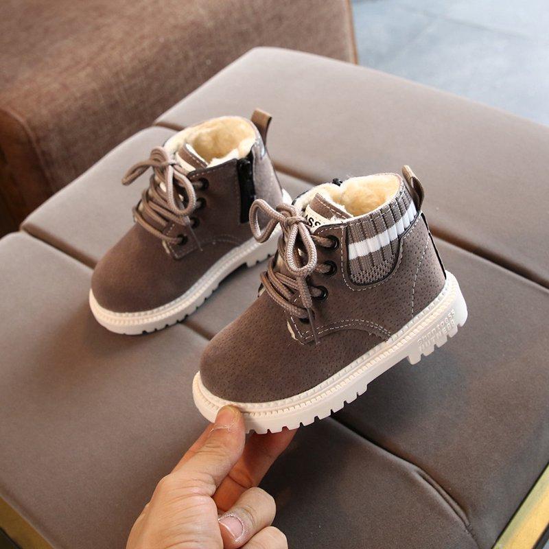 Rinsvye Warm Up Kids Lace Girls Baby Booties Boots Short Toddler Boys Ankle Shoes Baby Shoes Boys Slip On Shoes Shoes For Kids Girls Toddler 10 Shoes Boys Shoes For Girls Toddler Tennis Sh