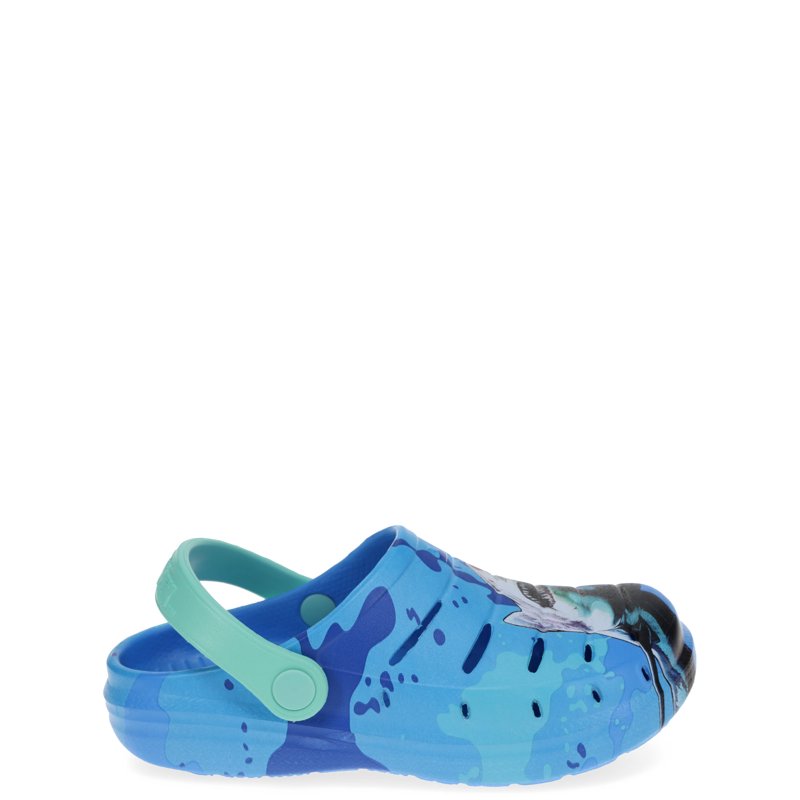 Rugged Shark Little And Big Boys' EVA Swivel Strap Clogs