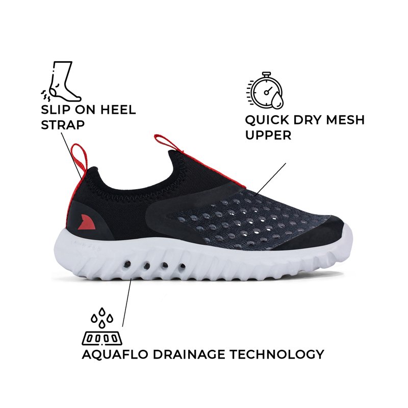 Rugged Shark Toddler & Kids Water Shoe