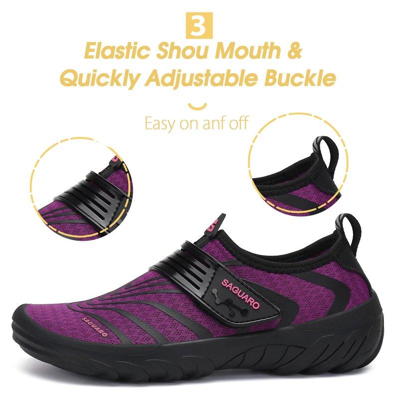 SAGUARO Water Shoes For Kids Boys Girls Aqua Swim Pool Shoes