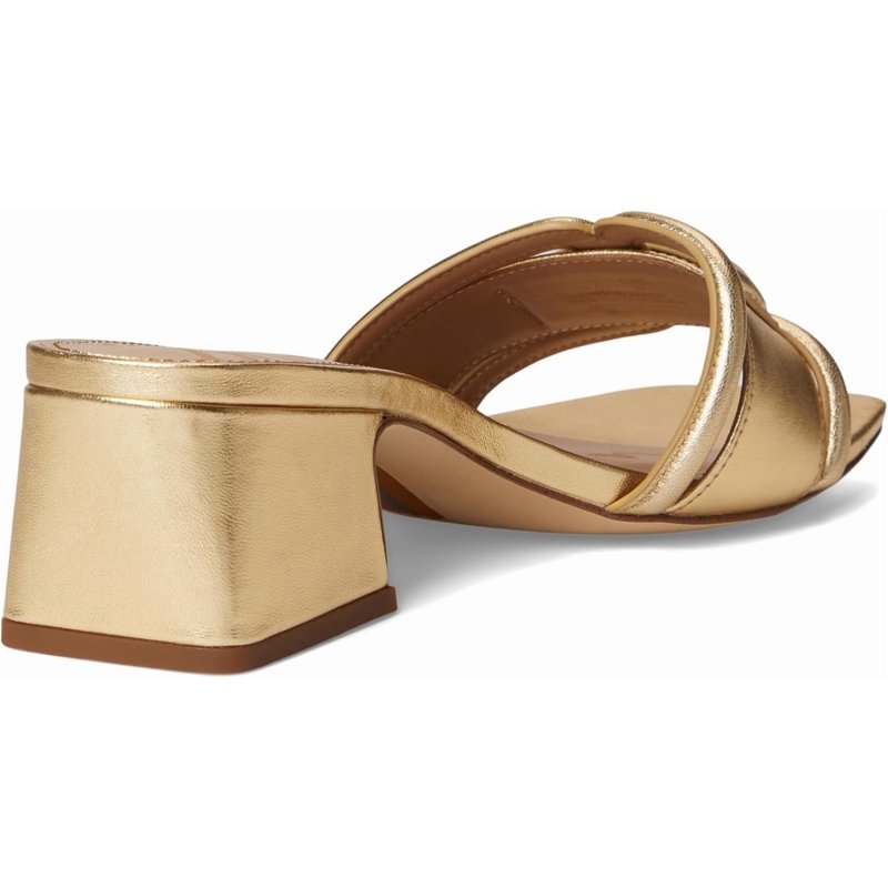 Sam Edelman Women's Waylon Heeled Sandal Amber Gold 7.5M