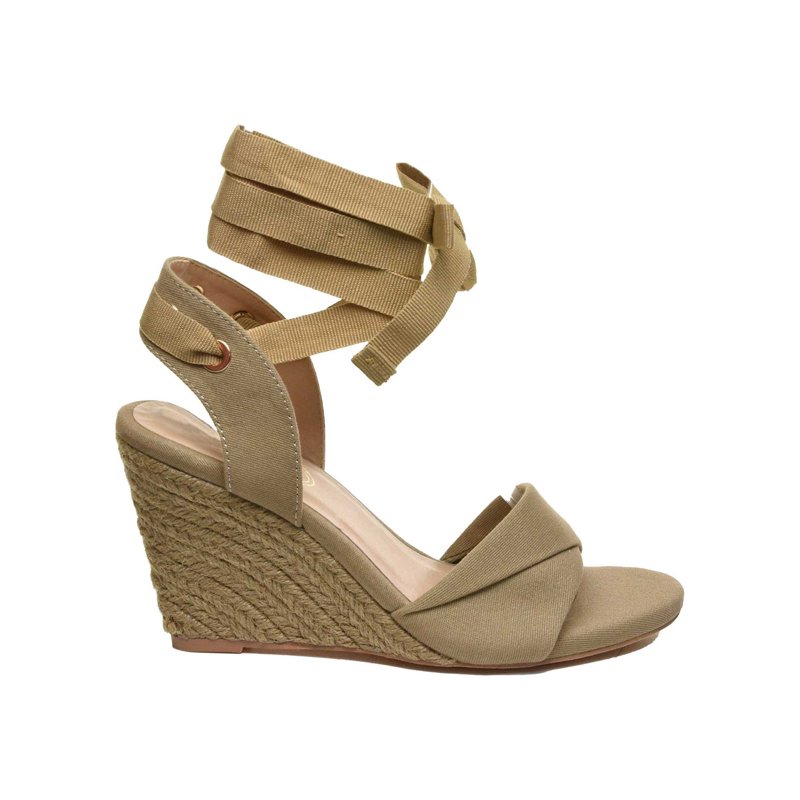 Scoop Women's Ankle Tie Wedge Sandals