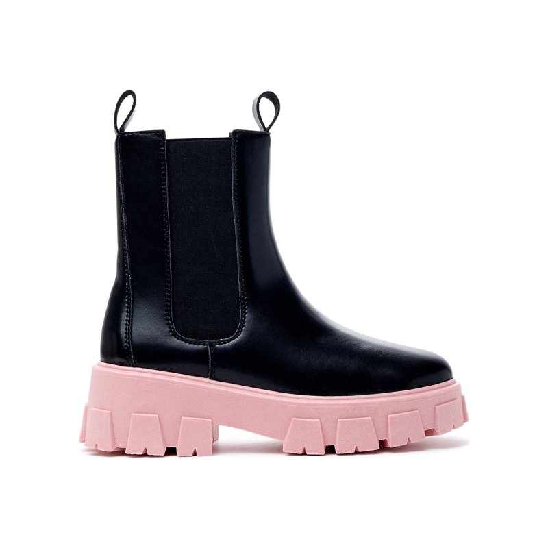 Scoop Women's Contrast Lug Sole Chelsea Boots