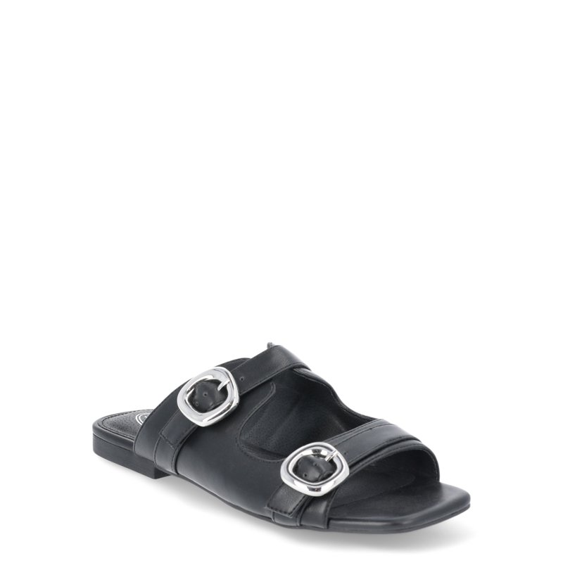 Scoop Women's Flat Slide Buckle Sandals