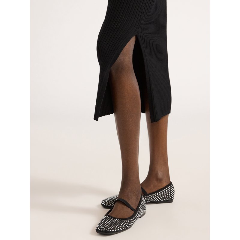 Scoop Women’s Rhinestone Mesh Ballet Flats