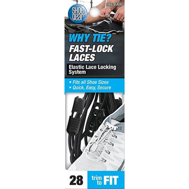 Shoe Gear Why Tie Elastic Fast Lock Laces For Men And Women Black