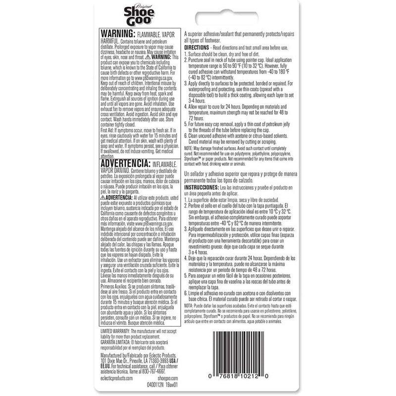 Shoe GOO 110212 Adhesive 3.7 Fl Oz Black