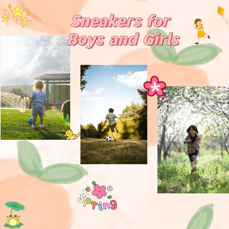 SILLENORTH Kids/Toddler Shoes Boys Girls Breathable Sneakers Athletic Running Shoes (Toddler/Little Kids/Big Kids)