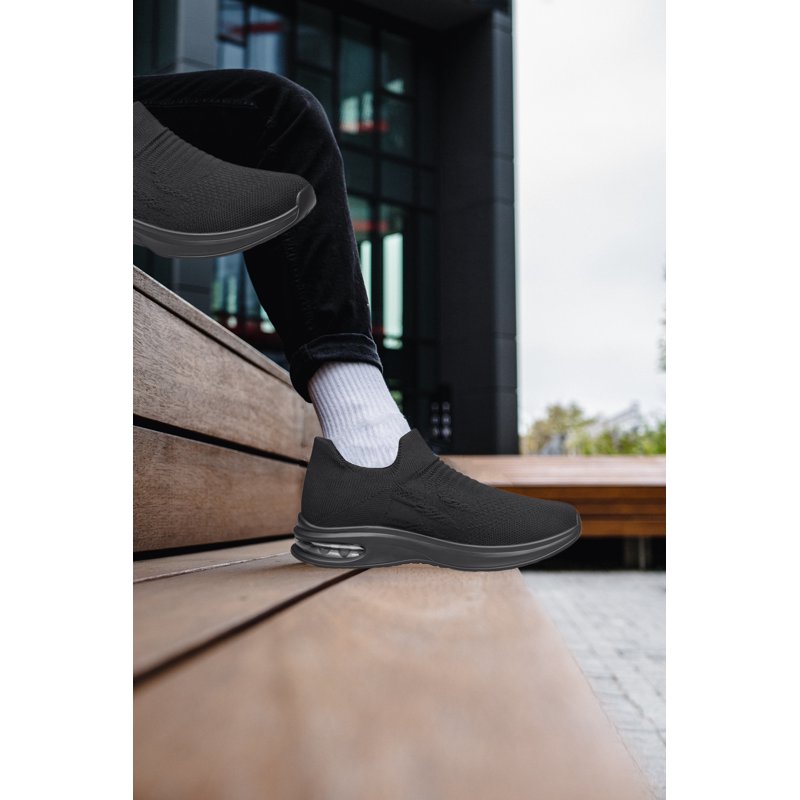 SILLENORTH Men's Mesh Athletic Sneakers Slip On Walking Shoes Breathable Comfort