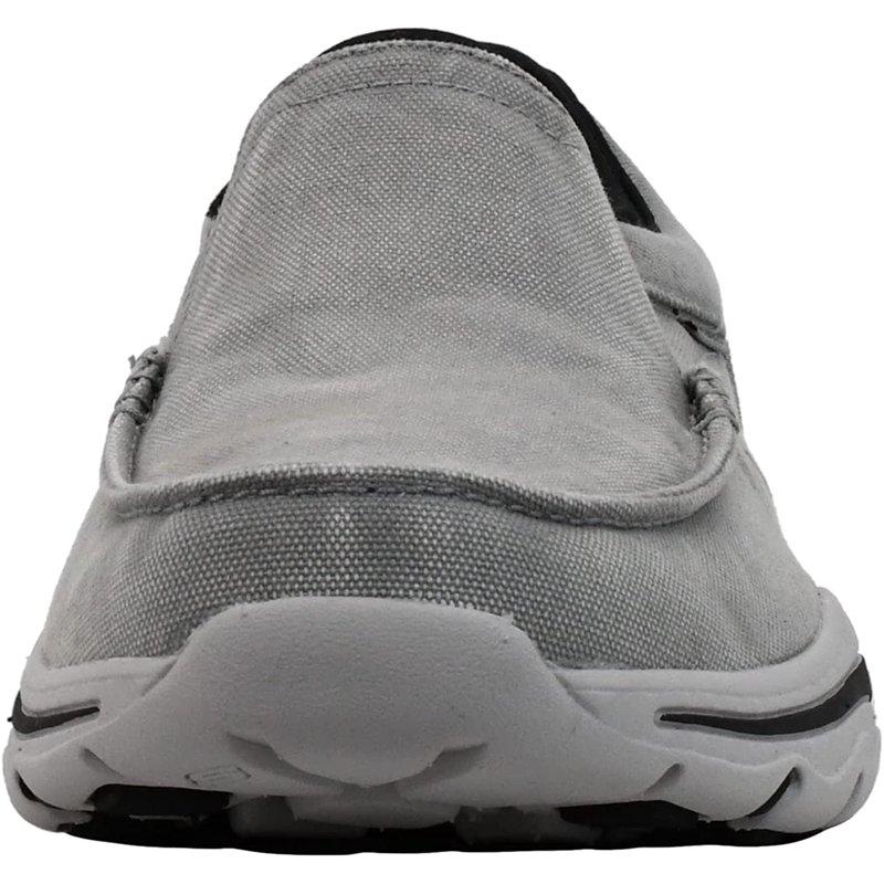 Skechers Men's Relaxed Fit-Creston-Moseco Moccasin Grey/Black 13