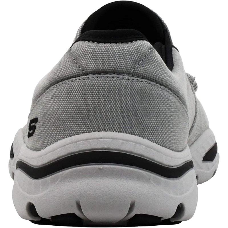 Skechers Men's Relaxed Fit-Creston-Moseco Moccasin Grey/Black 13