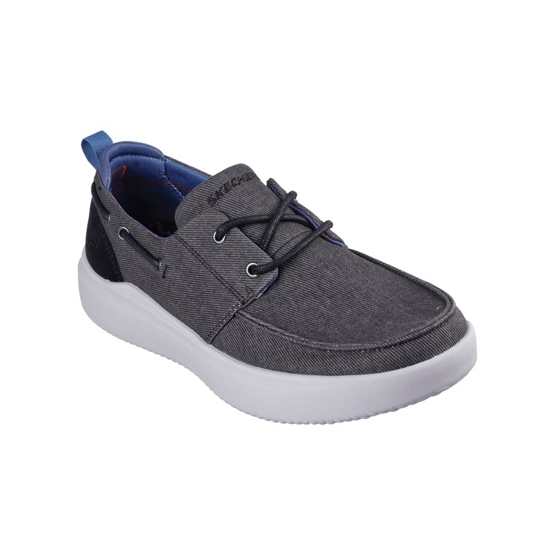 Skechers Men's Relaxed Fit Higgins Edson Canvas Boat Shoe