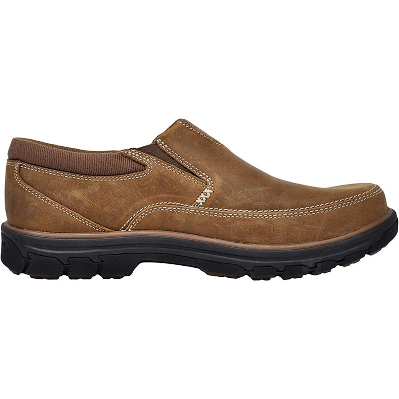 Skechers Men's Segment The Search Slip On Loafer Desert Brown 8 XW US