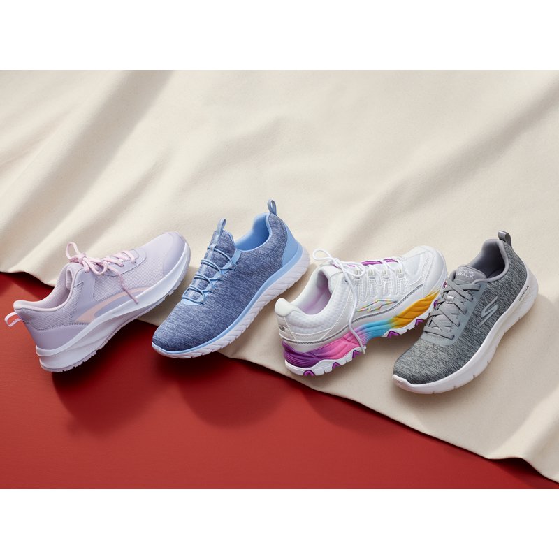 Skechers Women's GO WALK® Flex - Dazzling Smile Slip On Sneaker Wide Width Available