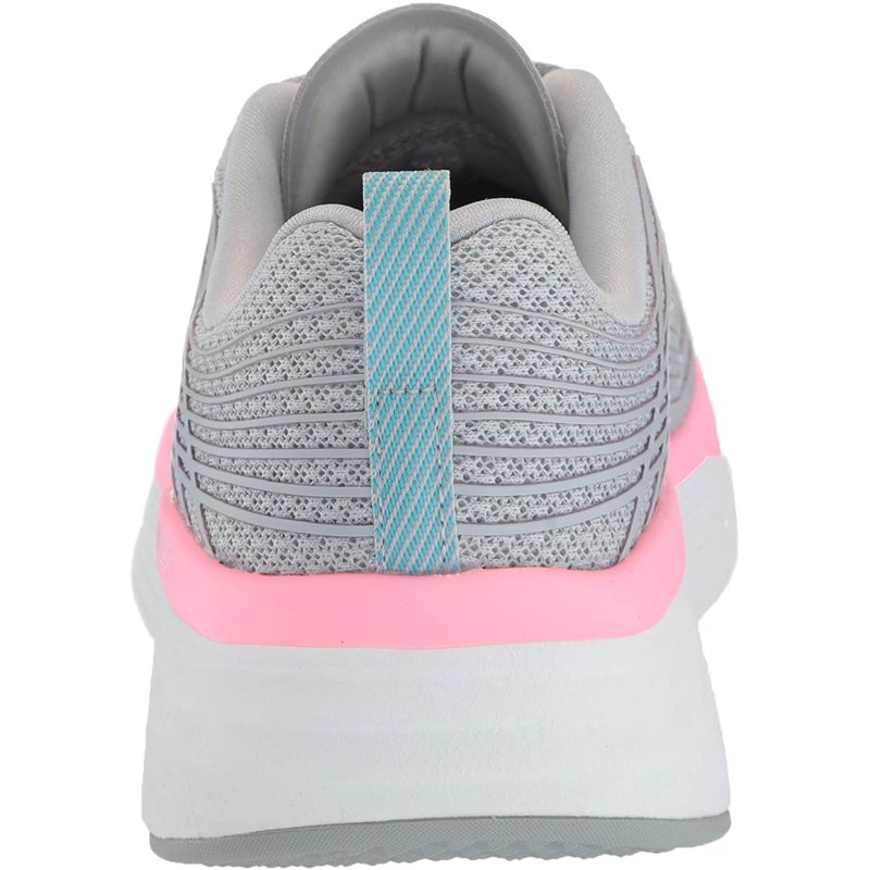 Skechers Women's Max Cushion Sneaker Gray/Pink 9 Wide