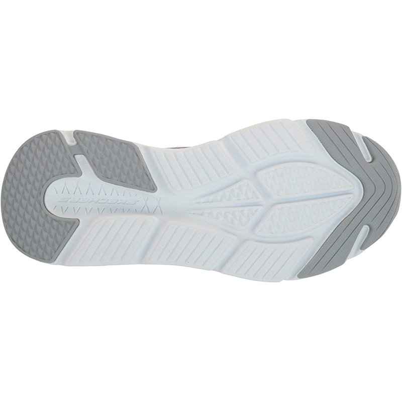 Skechers Women's Max Cushion Sneaker Gray/Pink 9 Wide