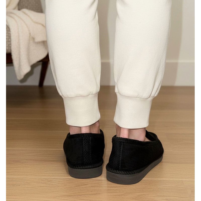 SLM Men's House Slippers Moccasin Corduroy Slipper