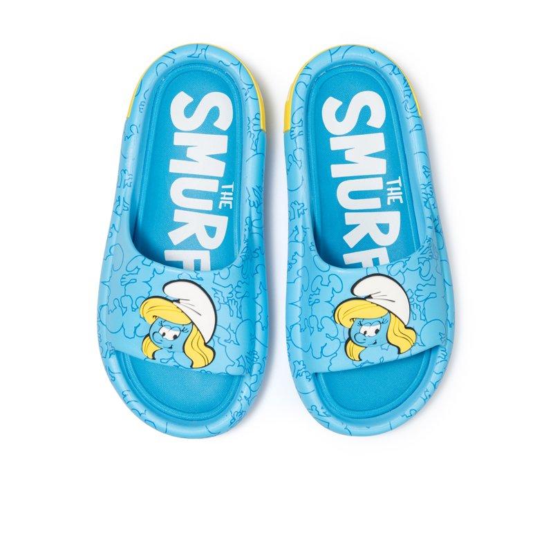 Smurfs Women's Smurfette Comfort Slide Sandal