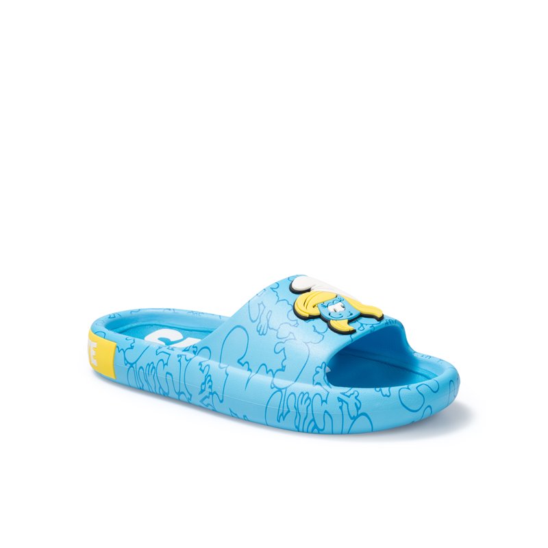 Smurfs Women's Smurfette Comfort Slide Sandal
