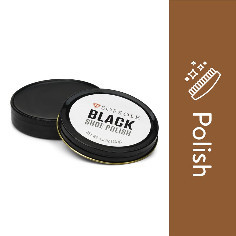 SofSole Shoe Polish Black 1.5 OZ 1.5 oz
