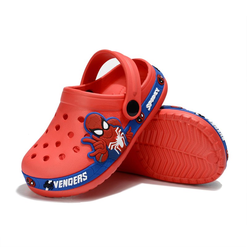 Spider Cartoon Sandals Clogs Garden Clogs For Toddlers Boys And Girls Favorite Holiday Gifts Kids Sandals Beach Pool Slippers