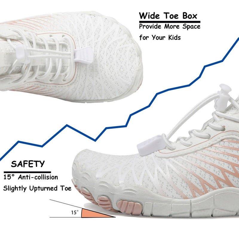 Stepedia Kids Boys Girls Water Shoes Wide Toe Box Barefoot Quick Drying Aqua Shoes Swim Shoes 1 Big Kid