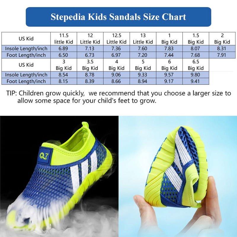 Stepedia Kids Sandals Boys Girls Beach Summer Breathable Water Shoes Outdoor & Indoor
