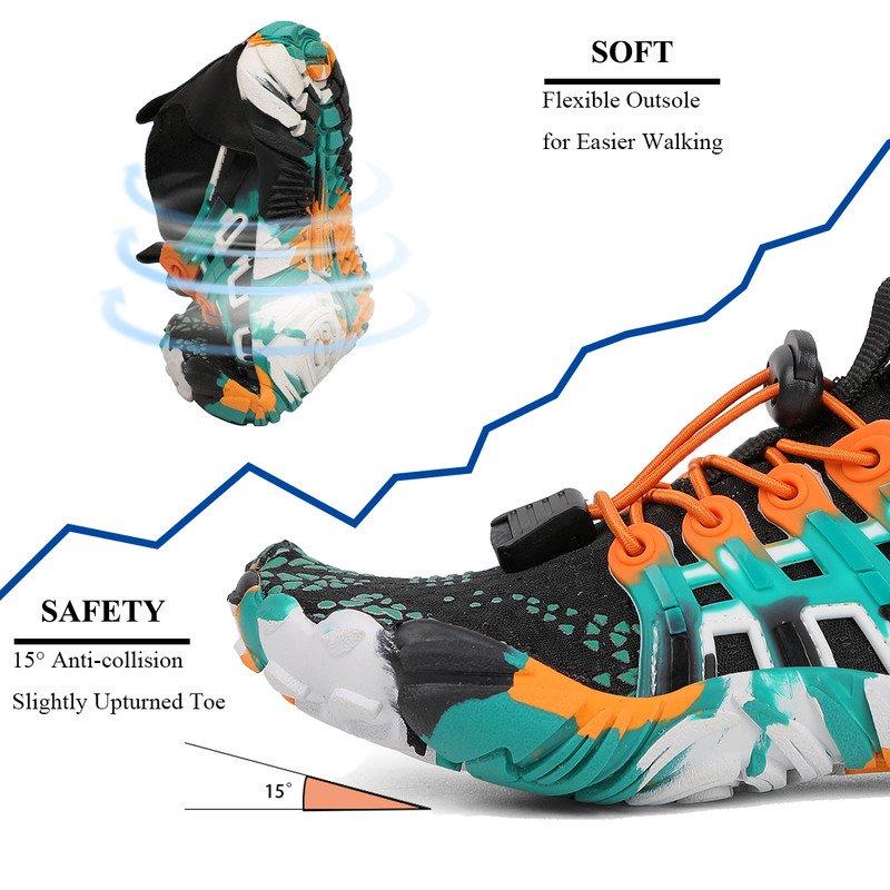 Stepedia Water Shoes Quick Dry Aqua Socks For Boys And Girls Swim Surf Kids Beach Shoe 2 Big Kid