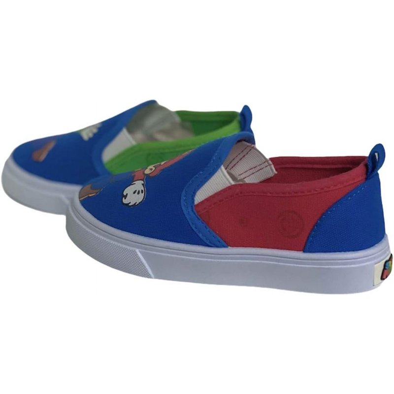 Super Mario Brothers Mario & Luigi Nintendo Boys Shoes - Slip On Sneakers