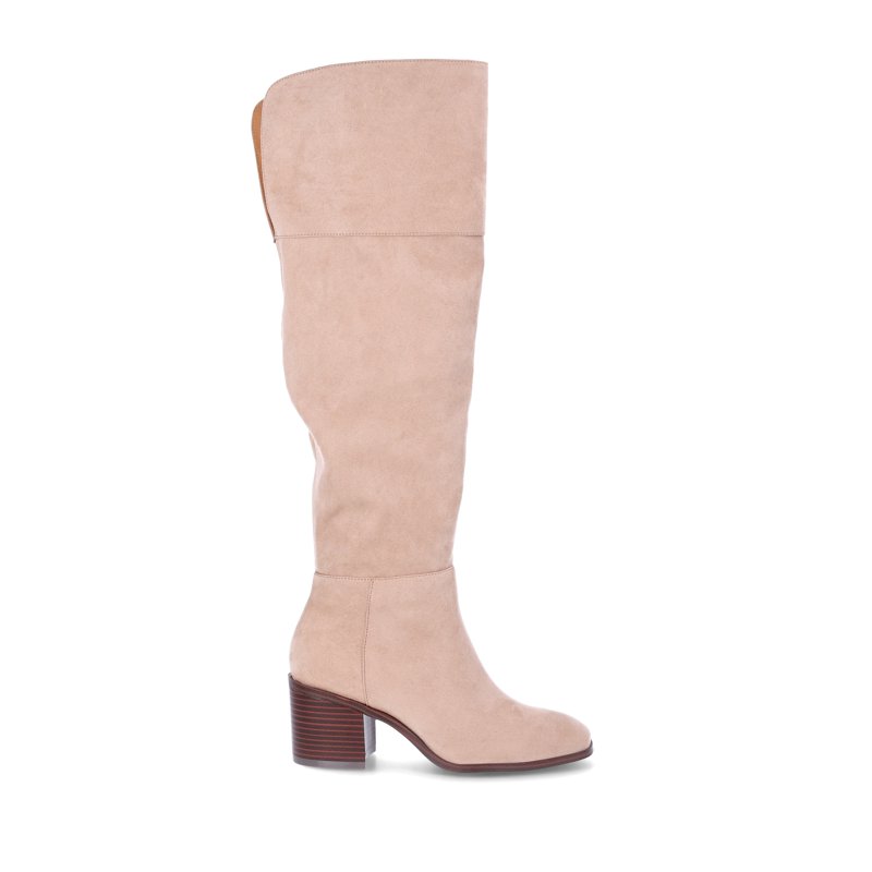 Time And Tru Women's Block Heel Over The Knee Boot Wide Width Available