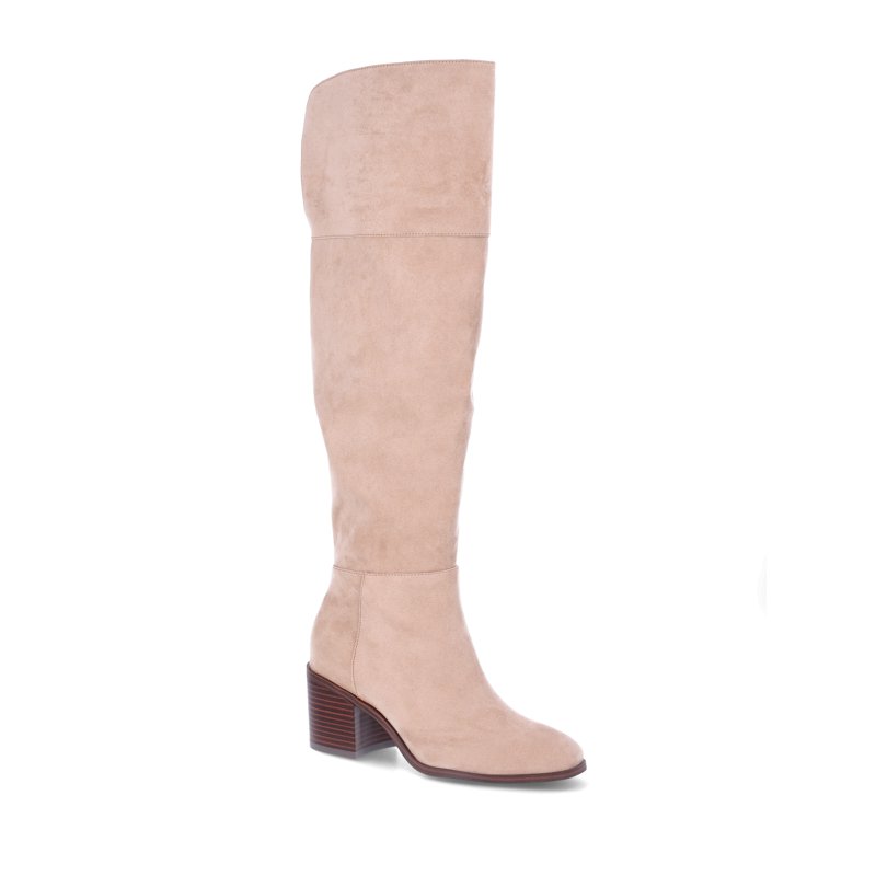Time and Tru Women's Block Heel Over the Knee Boot Wide Width Available