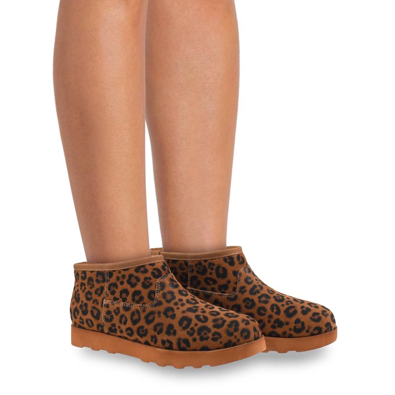 Time And Tru Women's Micro Genuine Suede Boots