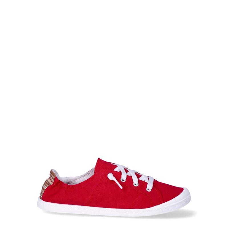 Time And Tru Women's Scrunch Back Slip On Sneakers Sizes 7-12 Wide Width Available