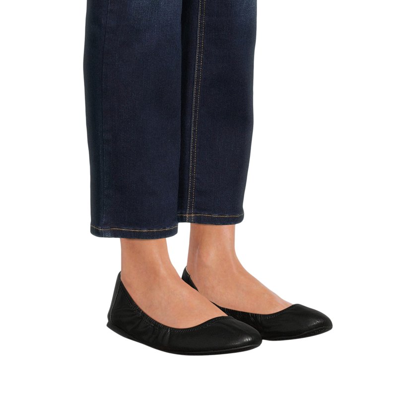 Time And Tru Women’s Scrunch Ballet Flats Sizes 6-11 Wide Width Available