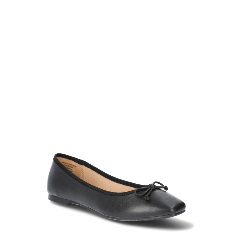 Time and Tru Women's String Bow Ballet Flats