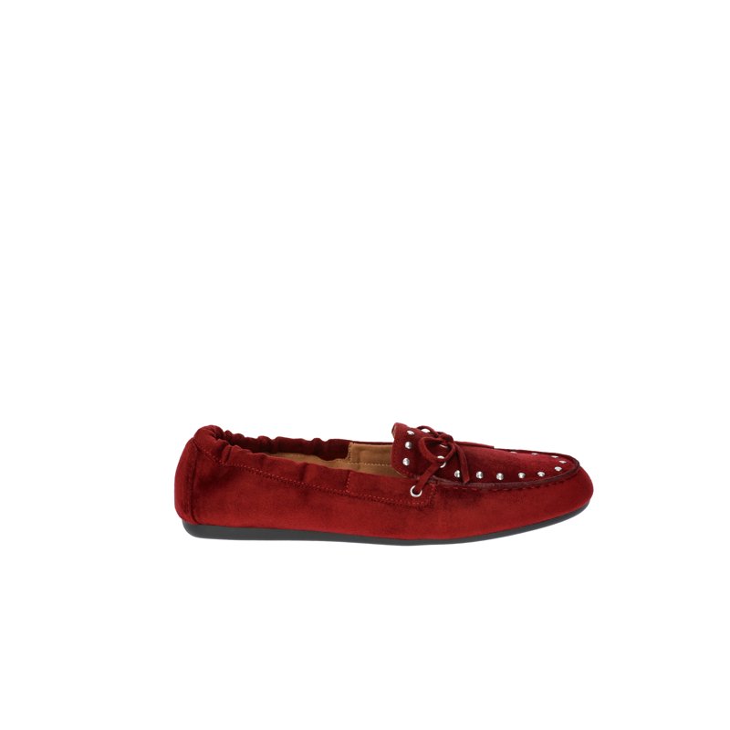 Time And Tru Women's Studded Faux Suede Moccasin Loafers