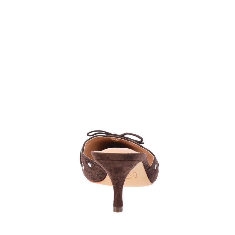 Time And Tru Women's Studded Kitten Heel Mules