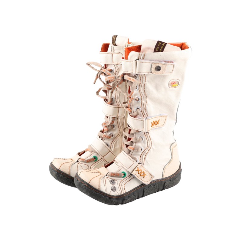 TMA EYES Zipper and Strap Style Casual High - top Boots TMA EYES Zipper and Strap Style Casual High - top Boots