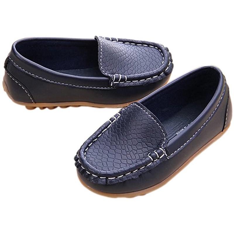 Toddler Little Kid Boys Girls Soft Slip On Loafers Dress Flat Shoes