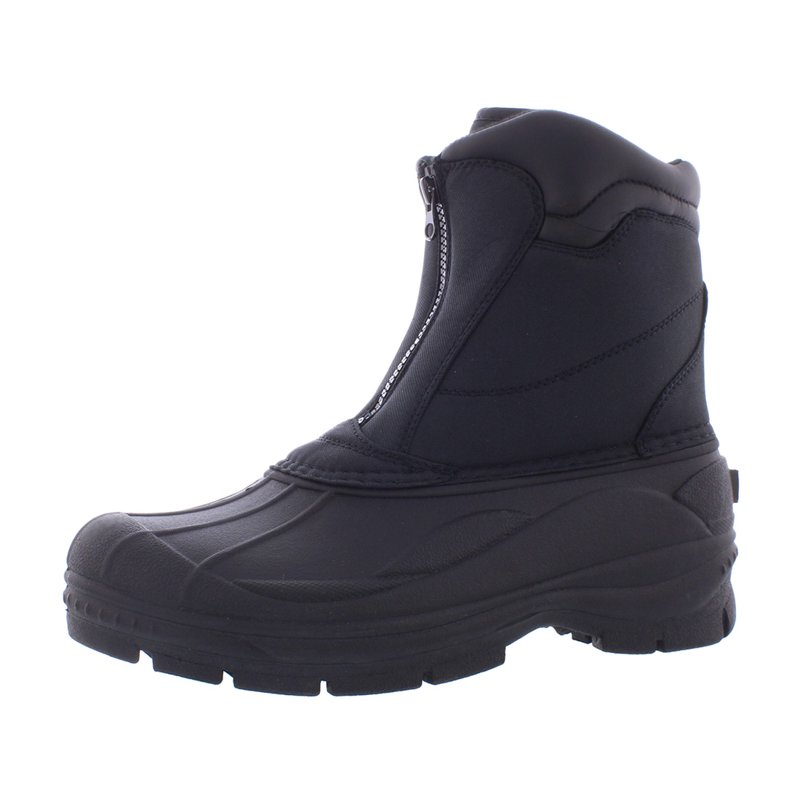 Totes Men's Cassel Waterproof Front Zip Winter Boots Wide Width Available