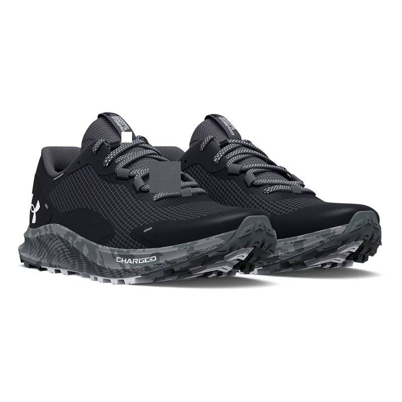 Under Armour Charged Bandit 2 StormProof Mens Trail Trainer Black/Grey - UK 7.5