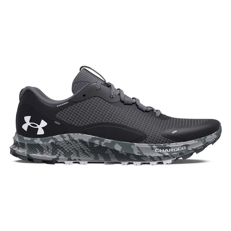Under Armour Charged Bandit 2 StormProof Mens Trail Trainer Black/Grey - UK 7.5