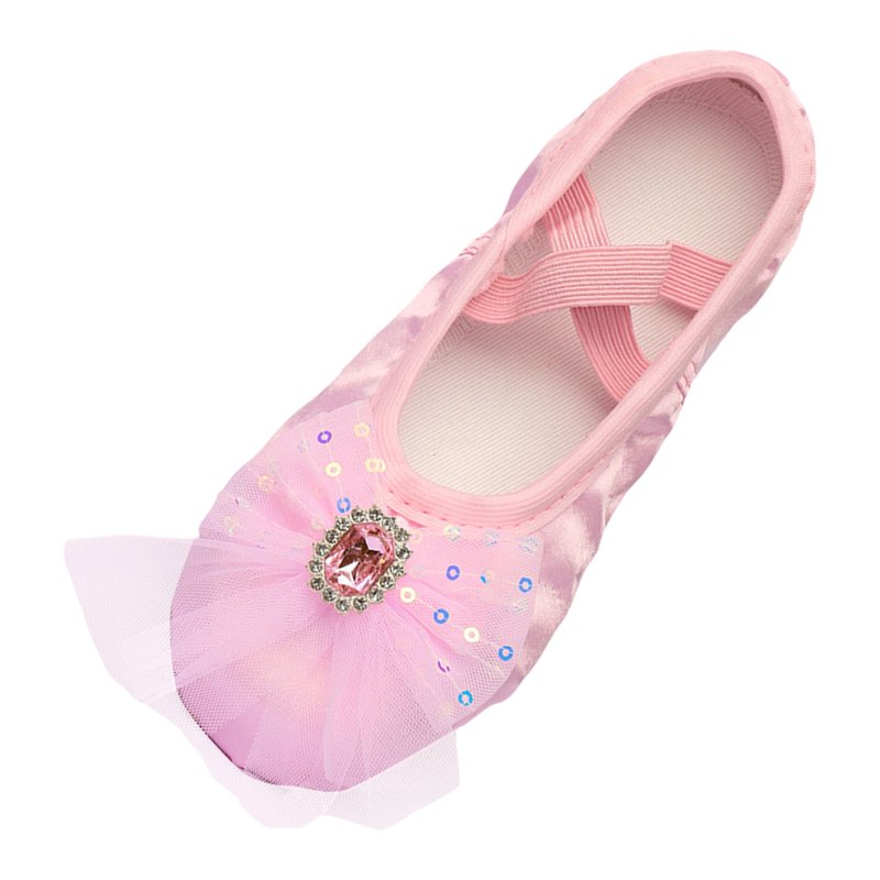 Utlike Girls Ballet Shoes Children Dance Shoes Warm Dance Ballet Performance Indoor Shoes Yoga Dance Shoes Trend Footwear Pink