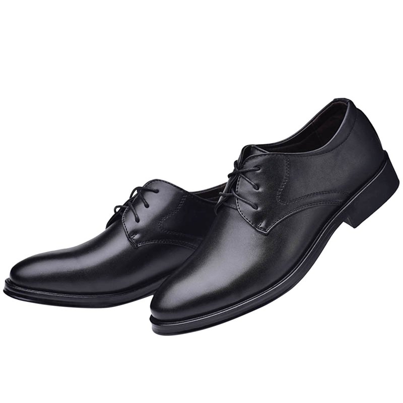 Vedolay Men's Oxfords Men's Oxford Shoes Men Fashion Casual Oxford Shoes Business Light Shoes For Men(Black 8)