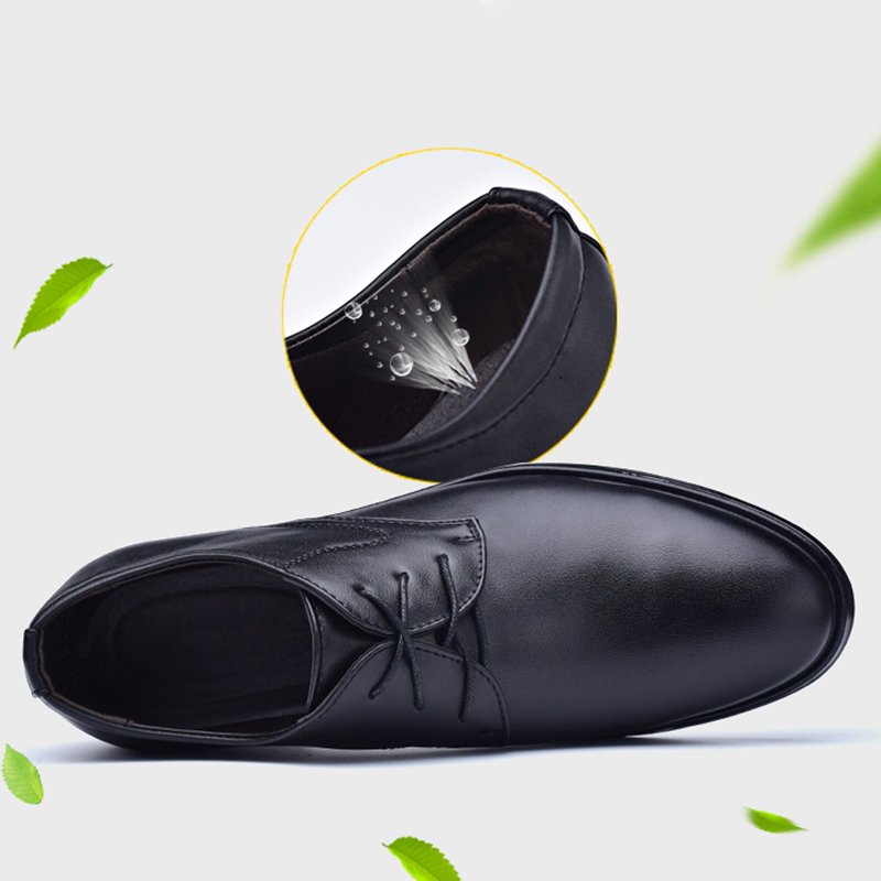 Vedolay Men's Oxfords Men's Oxford Shoes Men Fashion Casual Oxford Shoes Business Light Shoes For Men(Black 8)