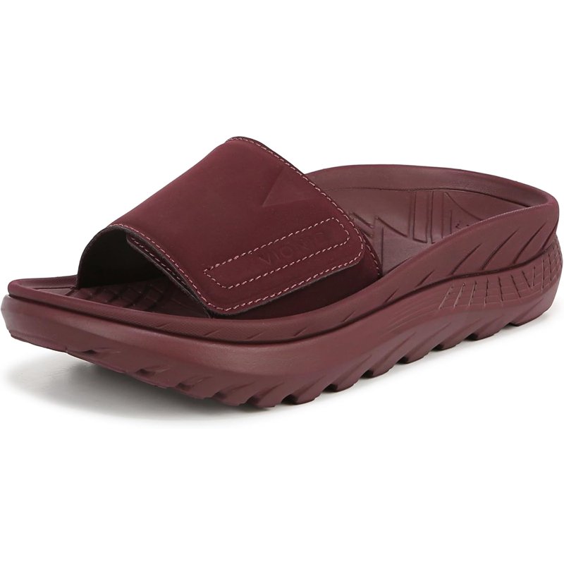 Vionic Unisex Rejuvenate Sandals Port Wine Burgundy M4/W5